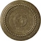 Ekena Millwork Alexandria Rope Medallion (Canopies up to 4 5/8"), 19 5/8"OD x 1 1/2"P, Mississippi Mud Crackle CM18ALMMC - alternate 1